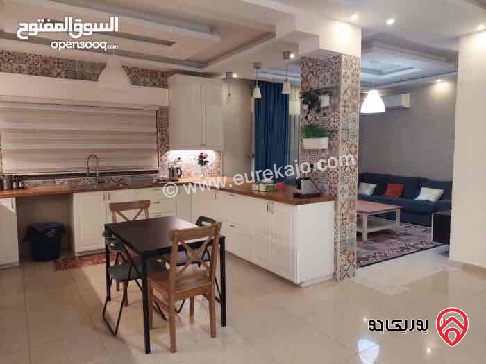 شقة مفروشة طابق أول مساحة 170م للايجار في عمان - مرج الحمام