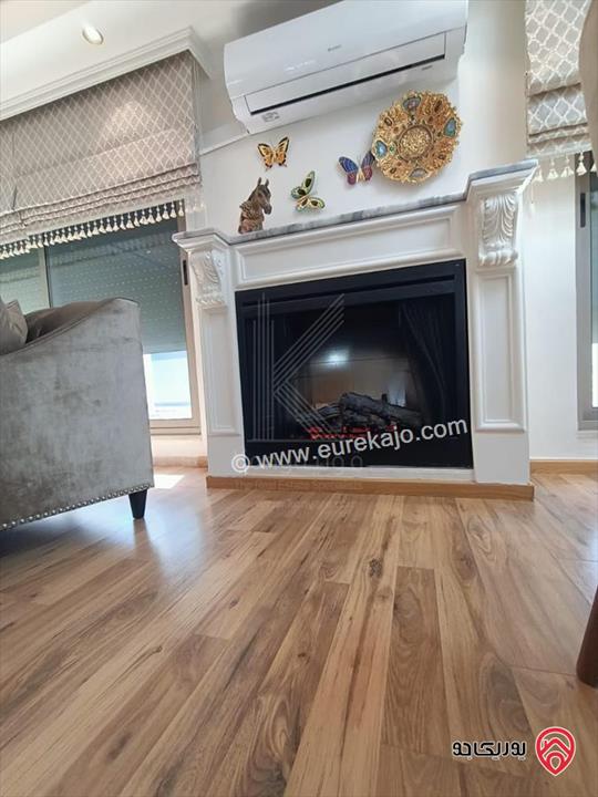 شقة مفروشة فاخرة طابق أرضي مساحة 200م للايجار في عمان - عبدون