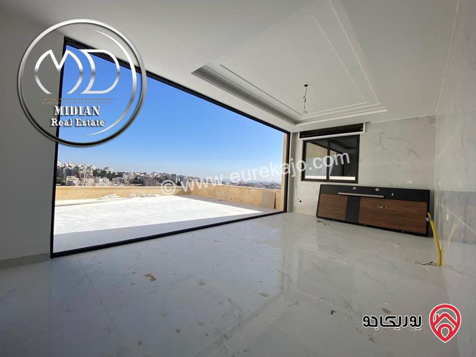 شقق جديدة دوبلكس طابق أخير مع روف للبيع في عمان - خلدا مساحات 140م & 185م مع تراسات امكانية الأقساط بأسعار مميزة