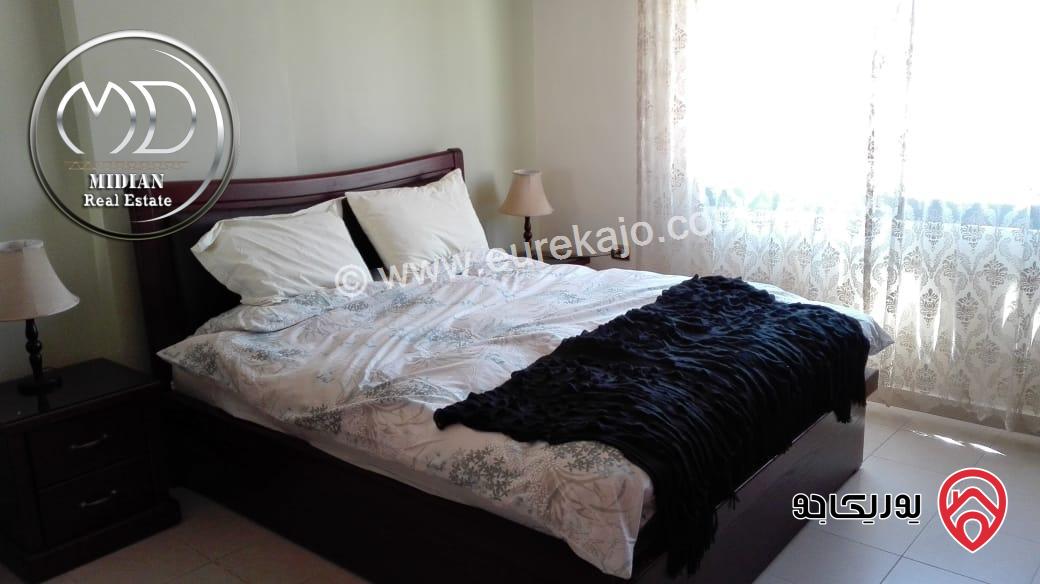 شقة مفروشة طابق ثاني مساحة 90م مع مسبح للبيع في عمان - دير غبار