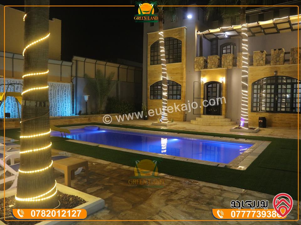 مزرعة - شاليه Green Land Chalet للايجار اليومي في البحر الميت