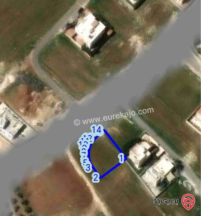 ارض مساحة 500م للبيع في عمان - خريبة السوق الرفيسه الغربية 