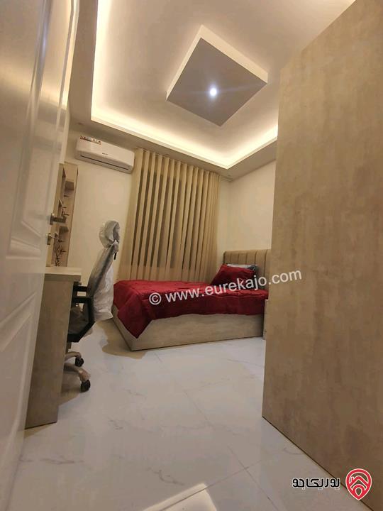 شقة مفروشة 100م للايجار يومي اسبوعي شهري في اربد