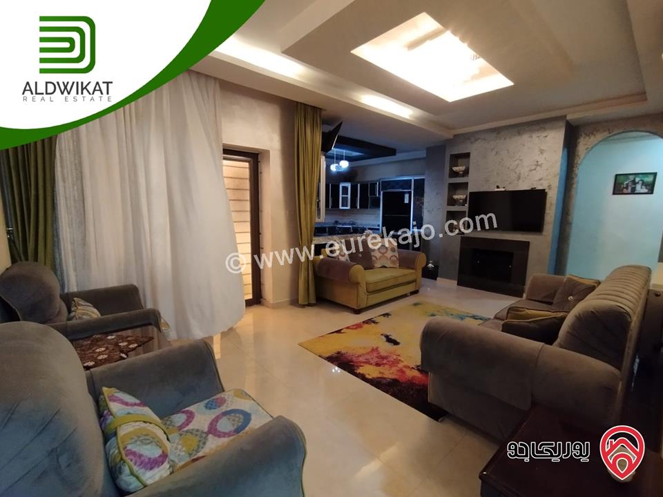 شقة طابق ارضي مساحة البناء 195م ومساحة الحديقة 300م للبيع في عمان - مرج الحمام