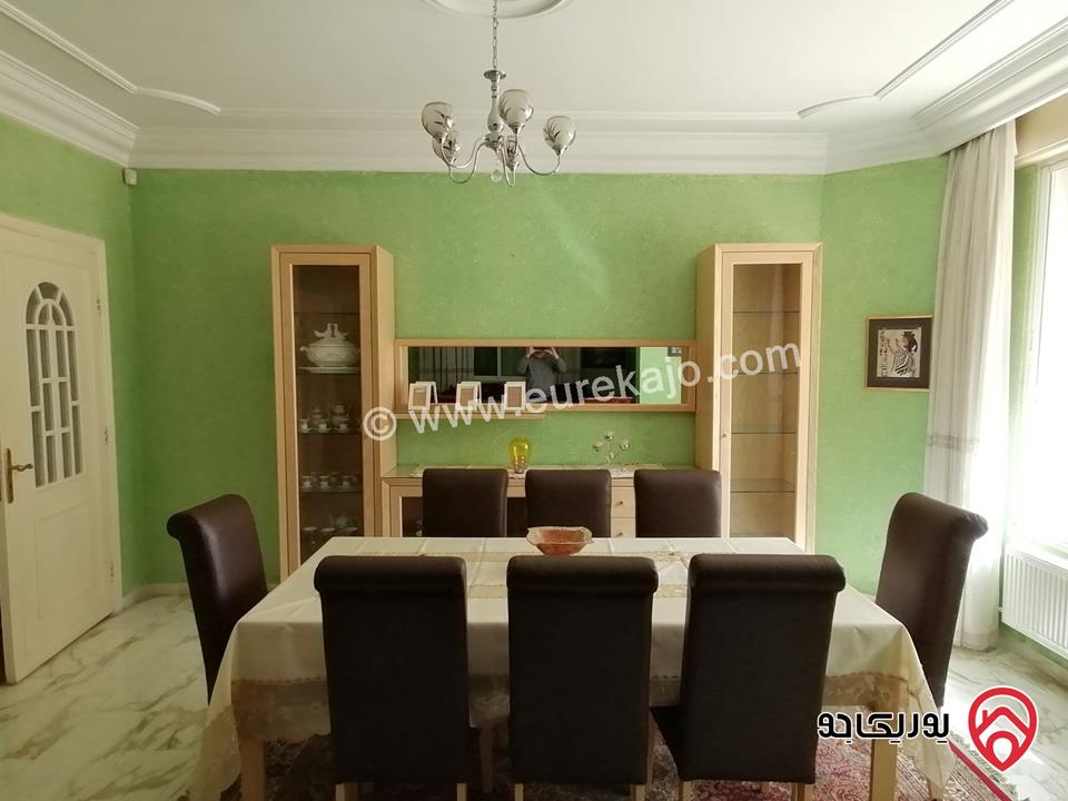 شقة ارضية مساحة 196م مفروشة مع حديقة 150م للبيع في عمان - الدوار الرابع مقابل جسر عبدون - المنطقة الدبلوماسية