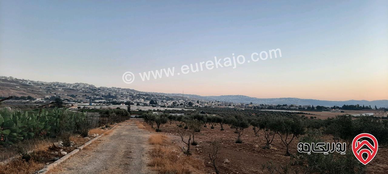 ارض مساحة 10 دونم للبيع من أراضي شمال عمان - موبص بسعر مناسب 