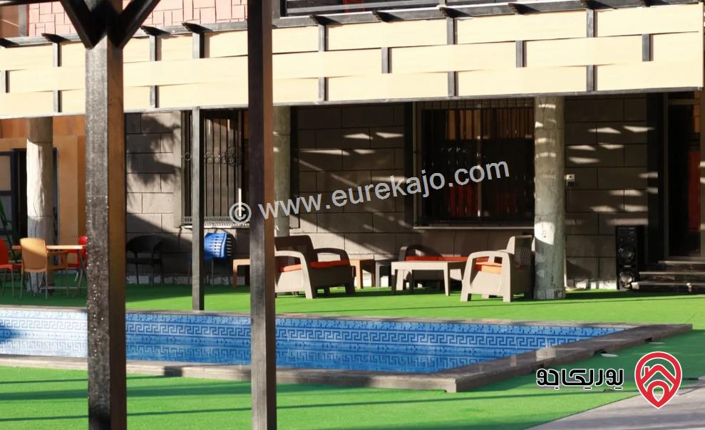 مزرعتان مساحة بنائهم 390م على نفس قطعة الأرض مساحتها 4500م للبيع في جرش  - دحل