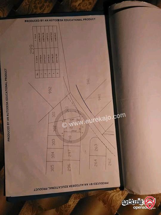قطعة ارض للبيع في عمان - بمنطقة البيضا مساحة 353 م² 