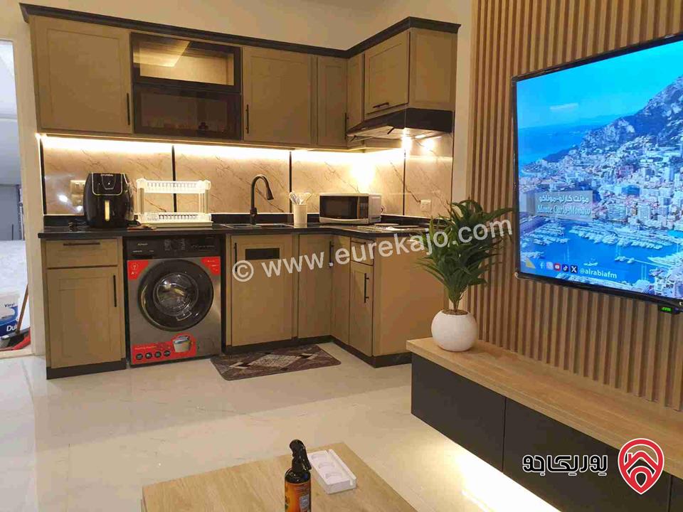 شقة مفروشة 100م للايجار يومي اسبوعي شهري في اربد