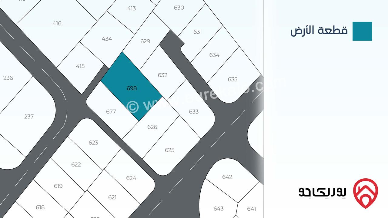 قطعة أرض تنظيم سكني ج مساحتها 793 متر مربع واصل جميع الخدمات للبيع في عمان - البنيات