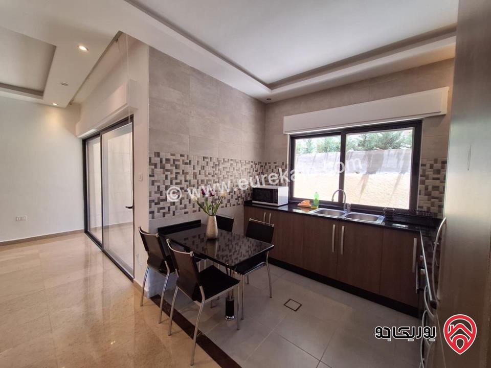 شقة مفروشة طابق أول مساحة 120م للايجار مفروشة في عمان - عبدون 