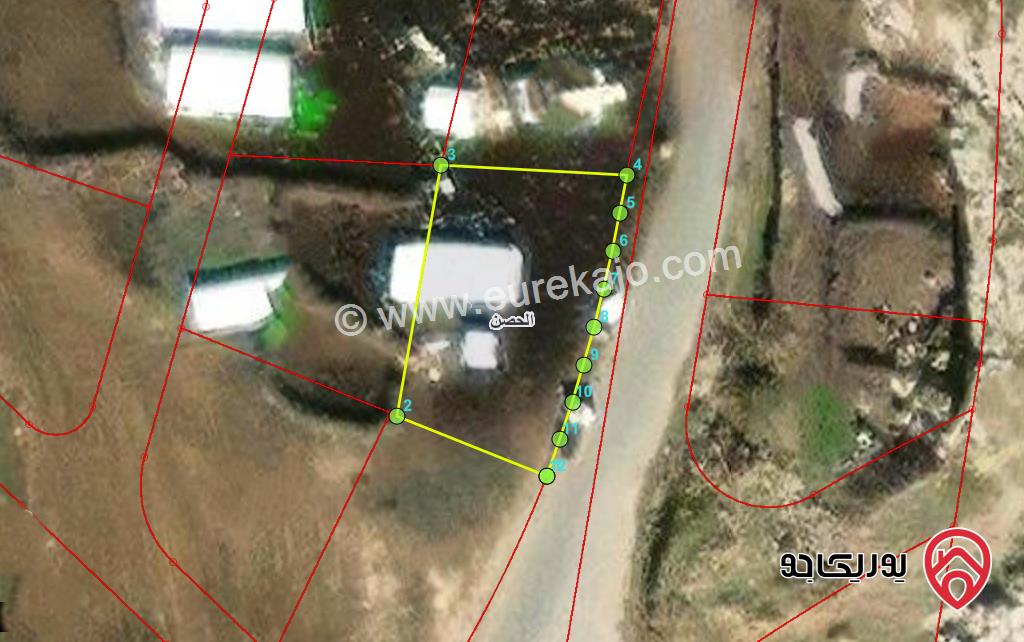 قطعة ارض مساحة 779م للبيع في اربد - الحصن بالقرب من المدارس الاسلامية