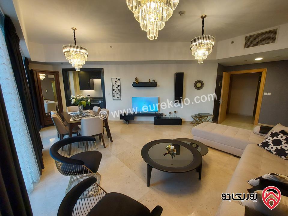 شقة مفروشة مساحة 80م للايجار في عمان - داماك العبدلي البوليفارد