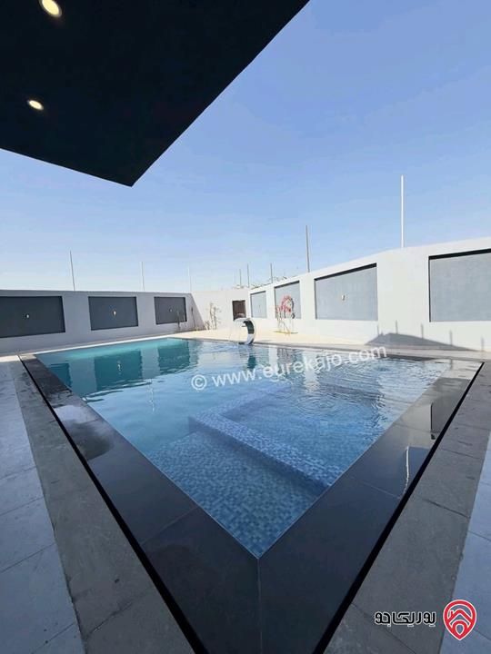 شاليه مساحة 280م على أرض 475م للبيع في البحر الميت - الرامة