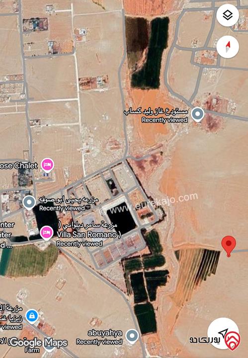 أرض مساحة 1 دونم للبيع من أراضي جنوب عمان - الجيزة