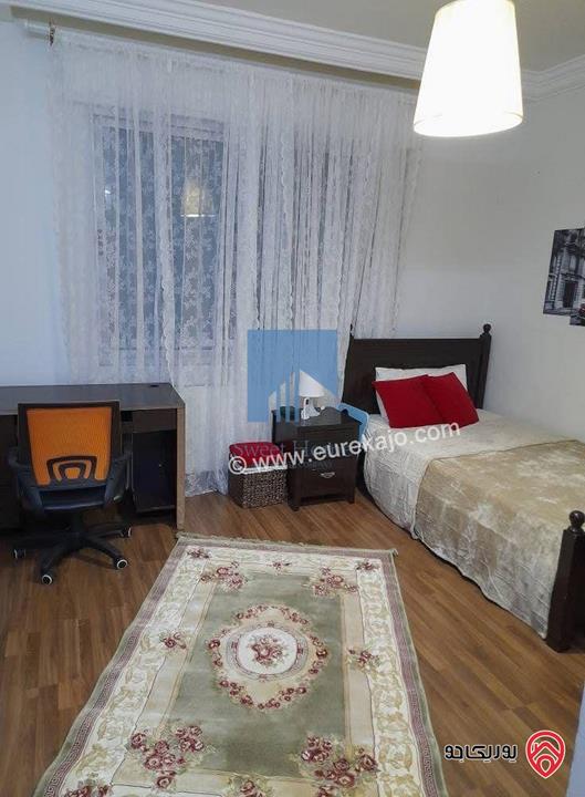 شقة مفروشة فاخرة للبيع في عمان - خلدا - العوجانية قرب المعارف والهمشري طابق ثالث 190م تشطيب سوبر ديلوكس