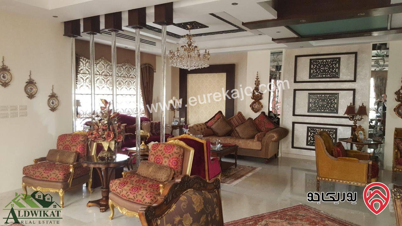 فيلا مفروشة للبيع في عمان - الكرسي مساحة الفيلا 710 م مساحة الارض 650 م