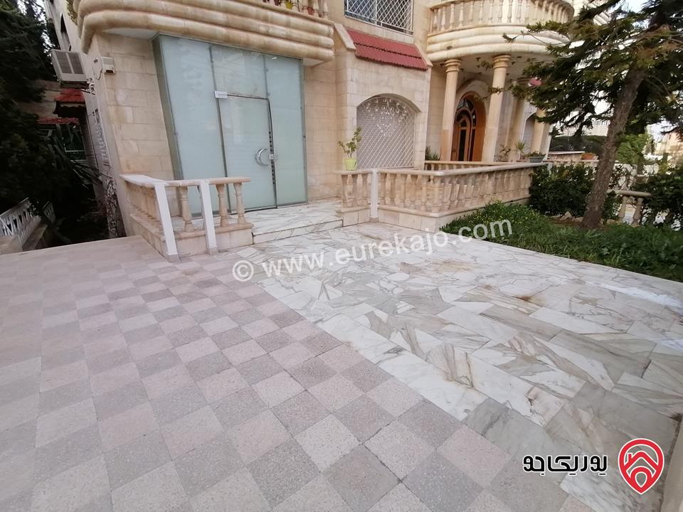 شقة ارضية مساحة 196م مفروشة مع حديقة 150م للبيع في عمان - الدوار الرابع مقابل جسر عبدون - المنطقة الدبلوماسية