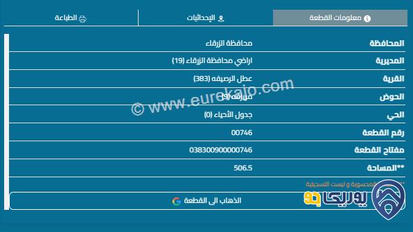 قطعة أرض مساحة 506م للبيع في منطقة النصر - شارع الحزام
