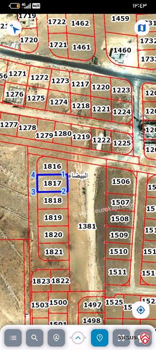 قطعتين أرض مساحة 633م / 610م للبيع في عمان - البيضاء حوض الحميدين وحدة على ثلاث شوارع وثانية على شارعين