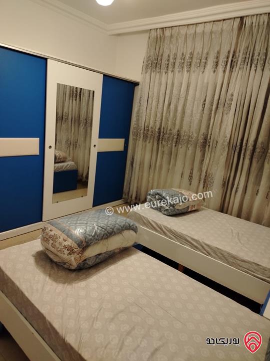 شقة مفروشة طابق أول مساحة 120م للايجار في عمان - الجبيهة 