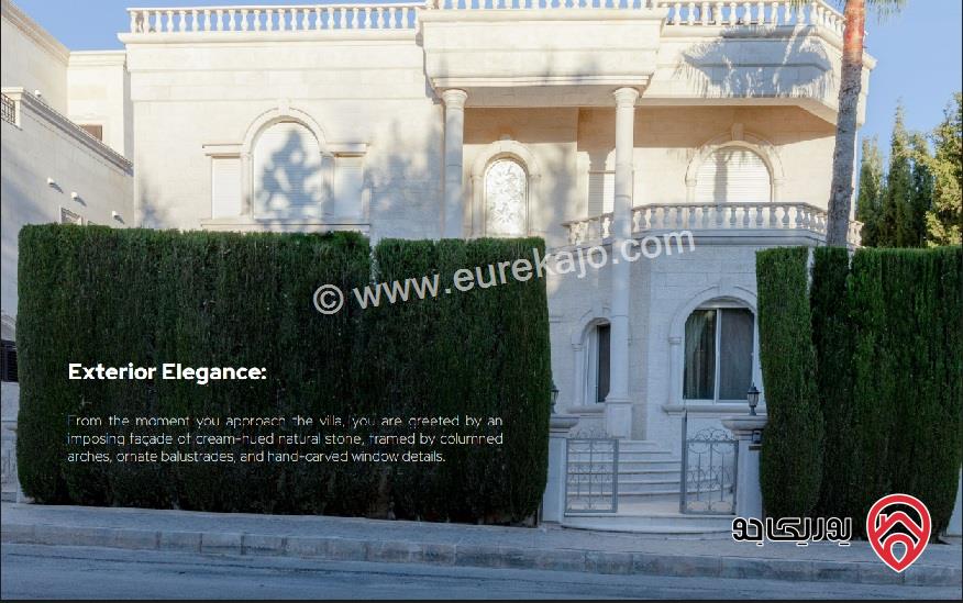 فيلا مستقلة مساحة 1028م على أرض 610م للبيع في عمان - دابوق 