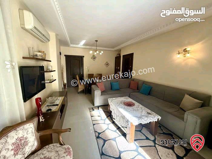 شقة مفروشة طابق ارضي مساحة 100م للايجار في عمان - الدوار الخامس