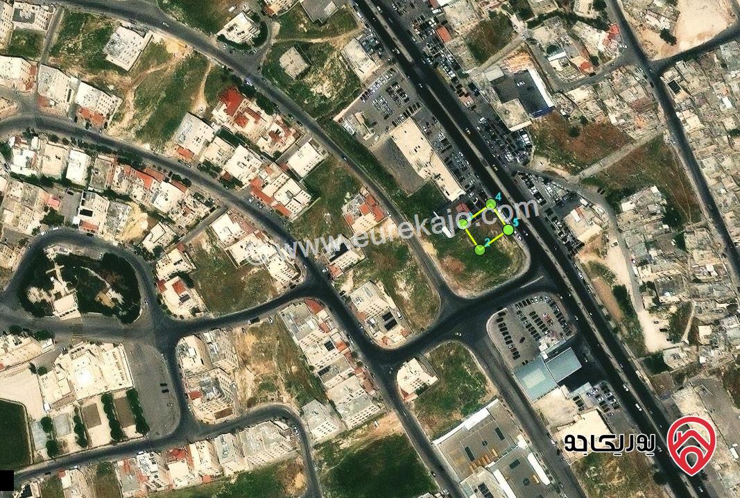 ارض تجارية مساحة 580م للبيع في أراضي عمان حوض ام صويونية - الزهور 