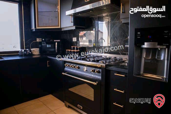 شقة مفروشة مساحة 160م طابق ثالث للايجار مفروشة في عمان - طريق المطار 