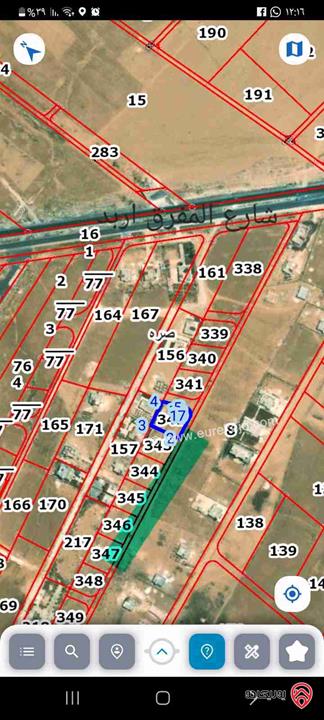 أرض مساحة 1465م للبيع في المفرق 