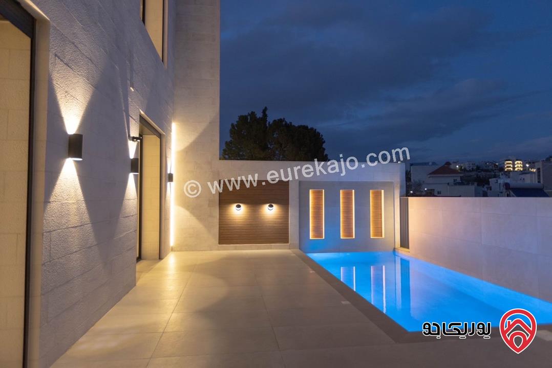 فيلا مساحة 750م على أرض 500م للبيع في عمان - ام تينه دابوق بالقرب من المواصفات و المقاييس و كوخ دابوق