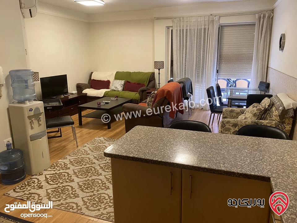 شقة مفروشة أرضية مساحة 96م للايجار في عمان - الدوار الرابع 