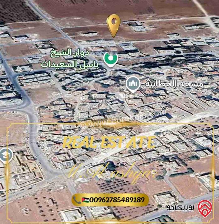 قطعة أرض مساحة 800م للبيع في مادبا - الخطابية 