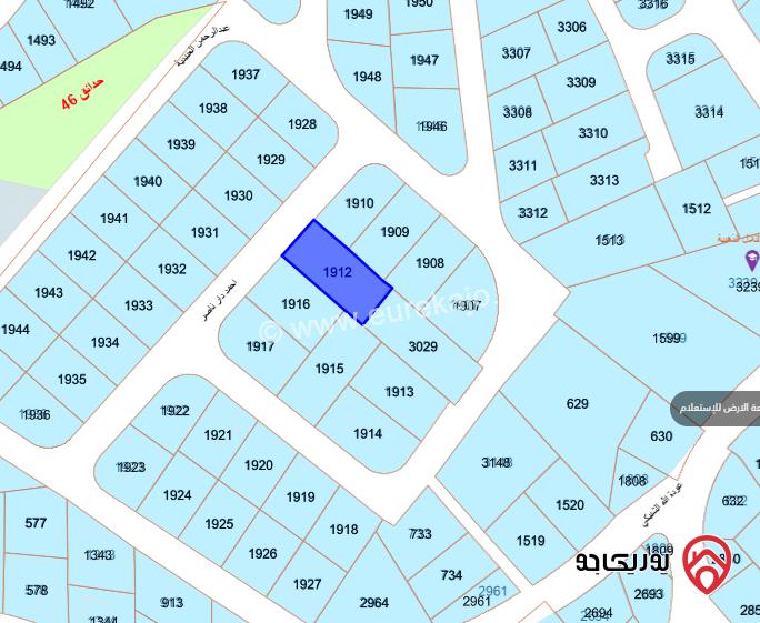 ارض مساحة 1 دونم و 406م للبيع من المالك مباشرة في عمان - طبربور