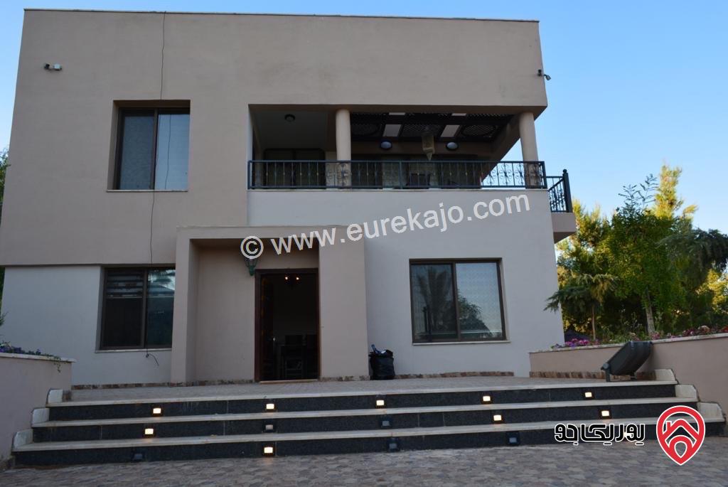 مزرعة جميلة مميزة مساحة 3 دونم و 549م مع بيت طابقين 200م للبيع في أراضي جرش - دبين 