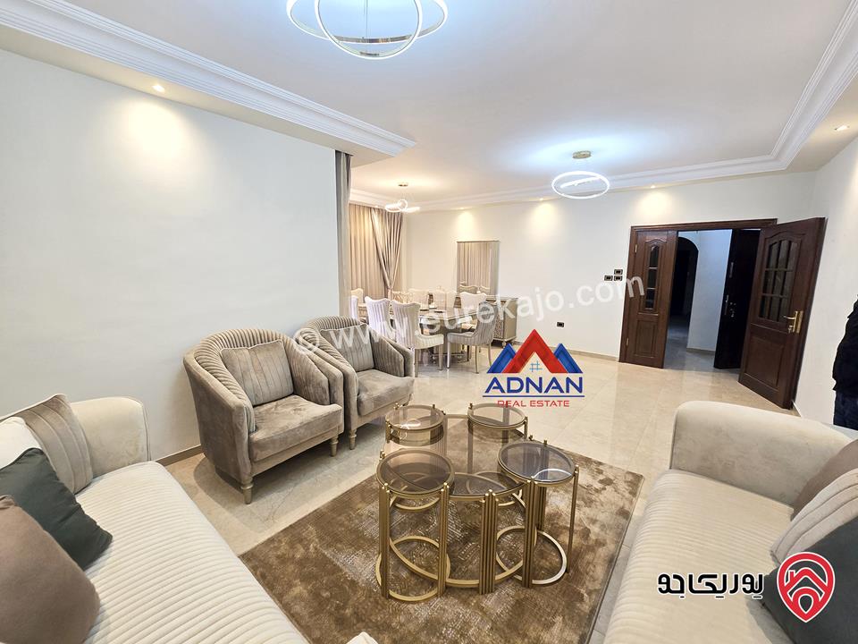 شقة طابق أول مفروشة فرش جديد مساحة 200 متر للايجار السنوي في عمان - دير غبار