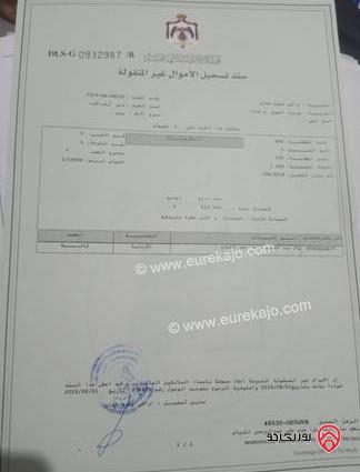 قطعة ارض مساحة 512م على شارعين للبيع في عمان - جاوا حوض حنو المراشده