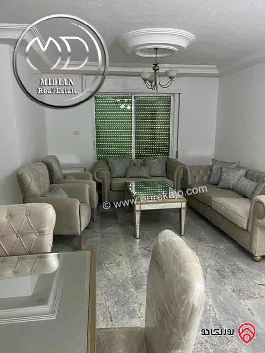 شقة مفروشة للايجار في عمان - خلدا مقابل المعارف مساحة 175م طابق اول تشطيبات و فرش سوبر ديلوكس بسعر مميز .