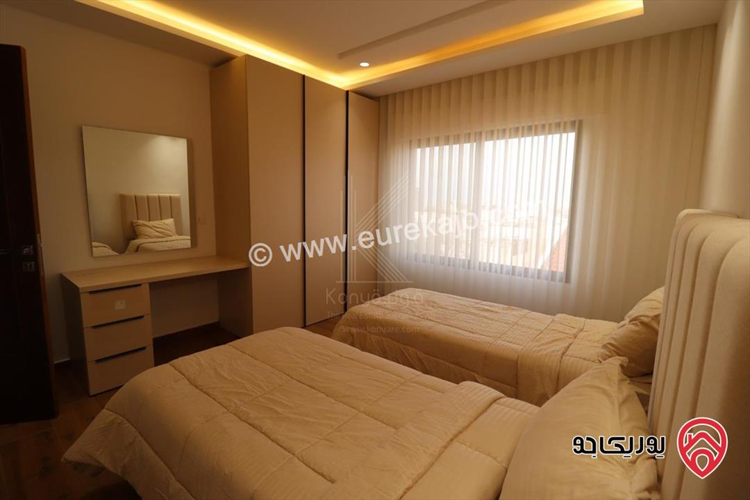 شقة مفروشة مودرن طابق ثالث دوبلكس مساحة 144م للايجار في عمان - دير غبار