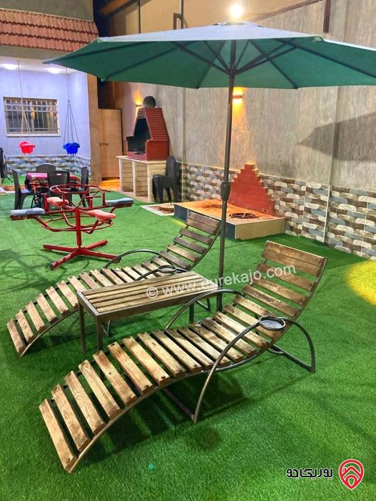 مزرعة مساحة الأرض 289م والبناء 120م للبيع في البحر الميت جوفة الكفرين