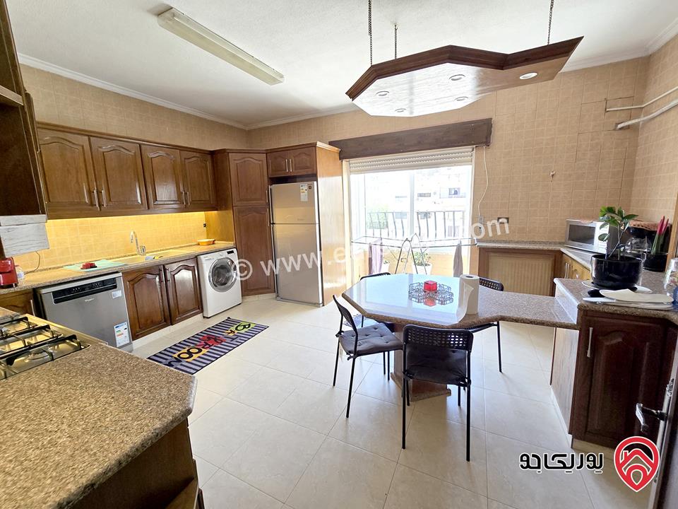 شقة مفروشة طابق ثاني مساحة 190م للايجار مفروشة في عمان - خلدا 