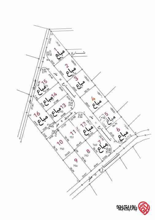 قطعة ارض سكنية مساحة 750م للبيع على طريق البحر الميت منطقة ابو الغزلان (التفاصيل داخل الاعلان)