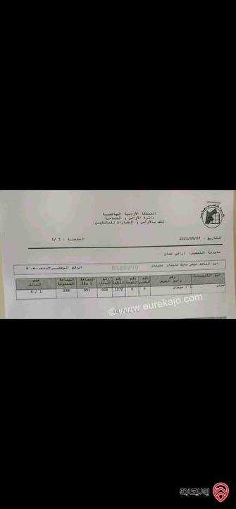 أرض مميزة مساحة 951م للبيع في عمان - عرجان 