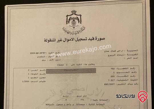 قطع اراضي بمساحات مختلفة بسعر لقطة للبيع في عمان - شفا بدران