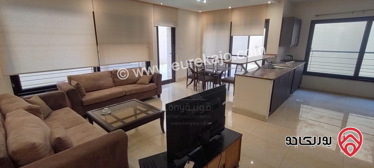 شقة مفروشة طابق أرضي مساحة 108م للايجار في عمان - دير غبار