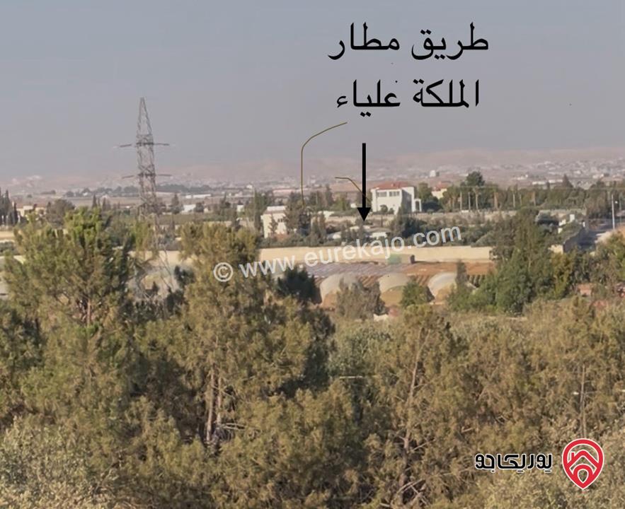مزرعة مساحة الأرض 10 دونمات والبناء 565م للبيع من أراضي جنوب عمان ، أم العمد ، النجمية