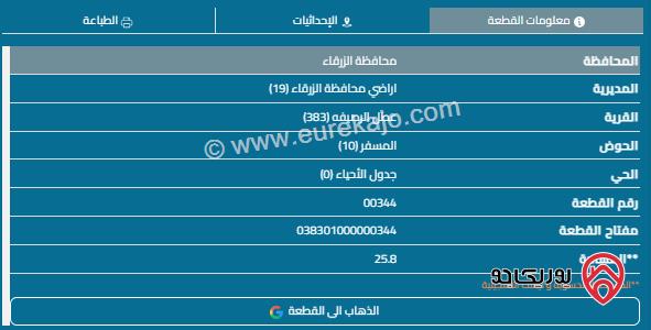 قطعة ارض مساحة 330م للبيع في ماركا 