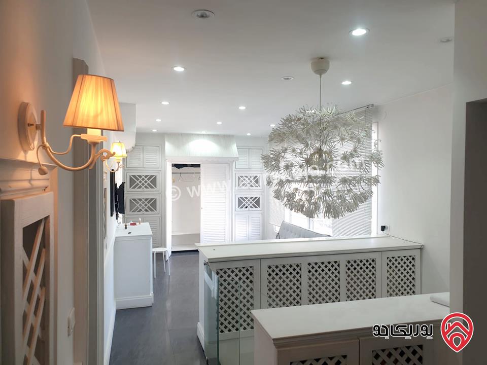 شقة أرضية مفروشة دوبلكس مساحة 250م مع مسبح للايجار في عمان - عبدون