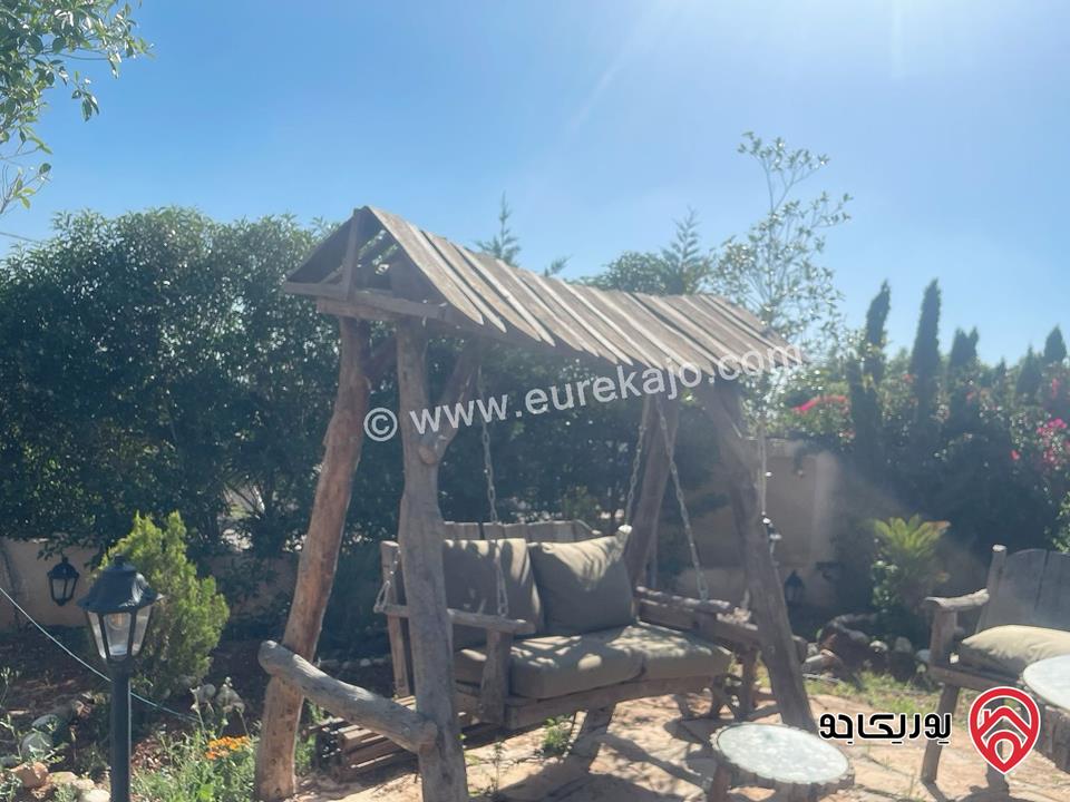 مزرعة مساحة الأرض 1200م والبناء 140م للبيع في جرش