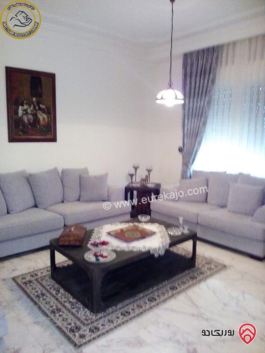 شقة أرضية مفروشة مميزة للبيع في عمان - دير غبار 200م مع ترس40م بسعر مغري